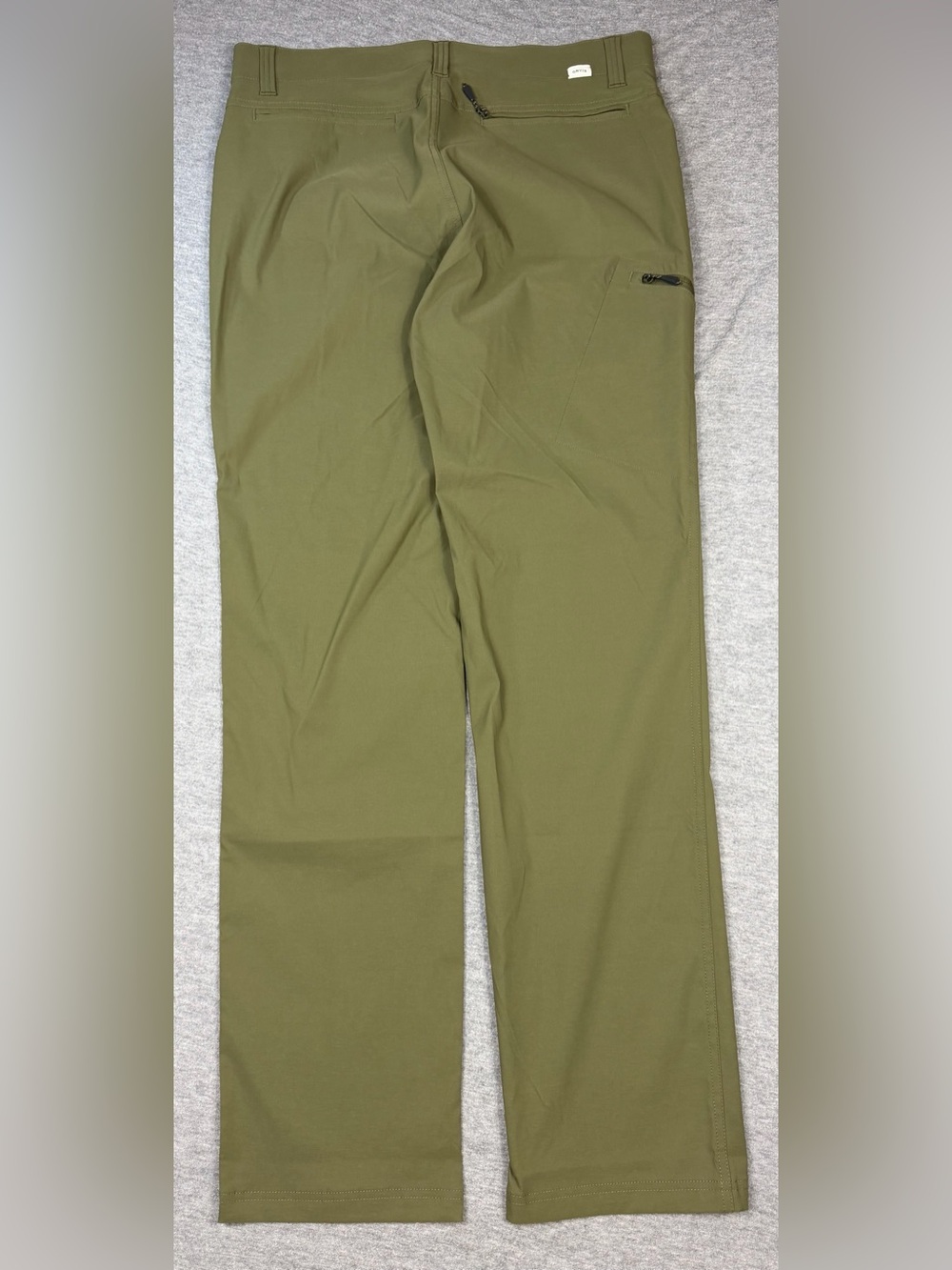 Orvis Men’s 34x34 Olive Green Stretch Water Repellent Outdoor Performance Pants - Picture 5 of 10